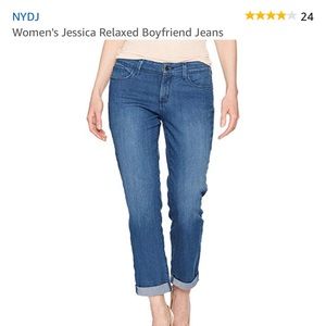 NEW WITH TAGS NYDJ Jessica Relaxed Boyfriend Jean